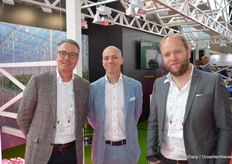 Denis Dullemans (Agrolux), Michael Ploeg (Dalsem) en Ton Habraken (Ludvig Svensson)